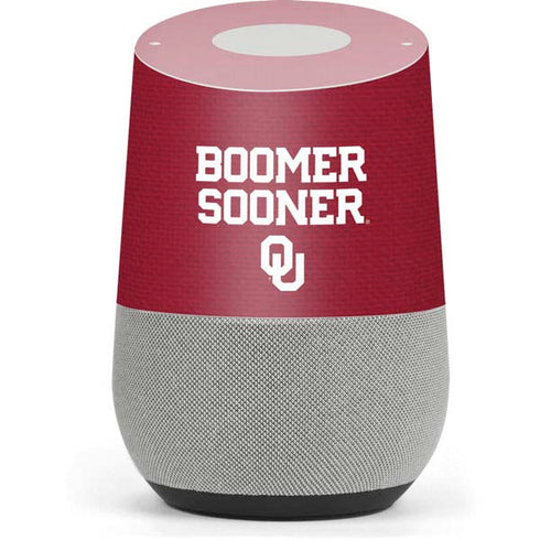 University of Oklahoma Boomer Sooner Google Home Skin